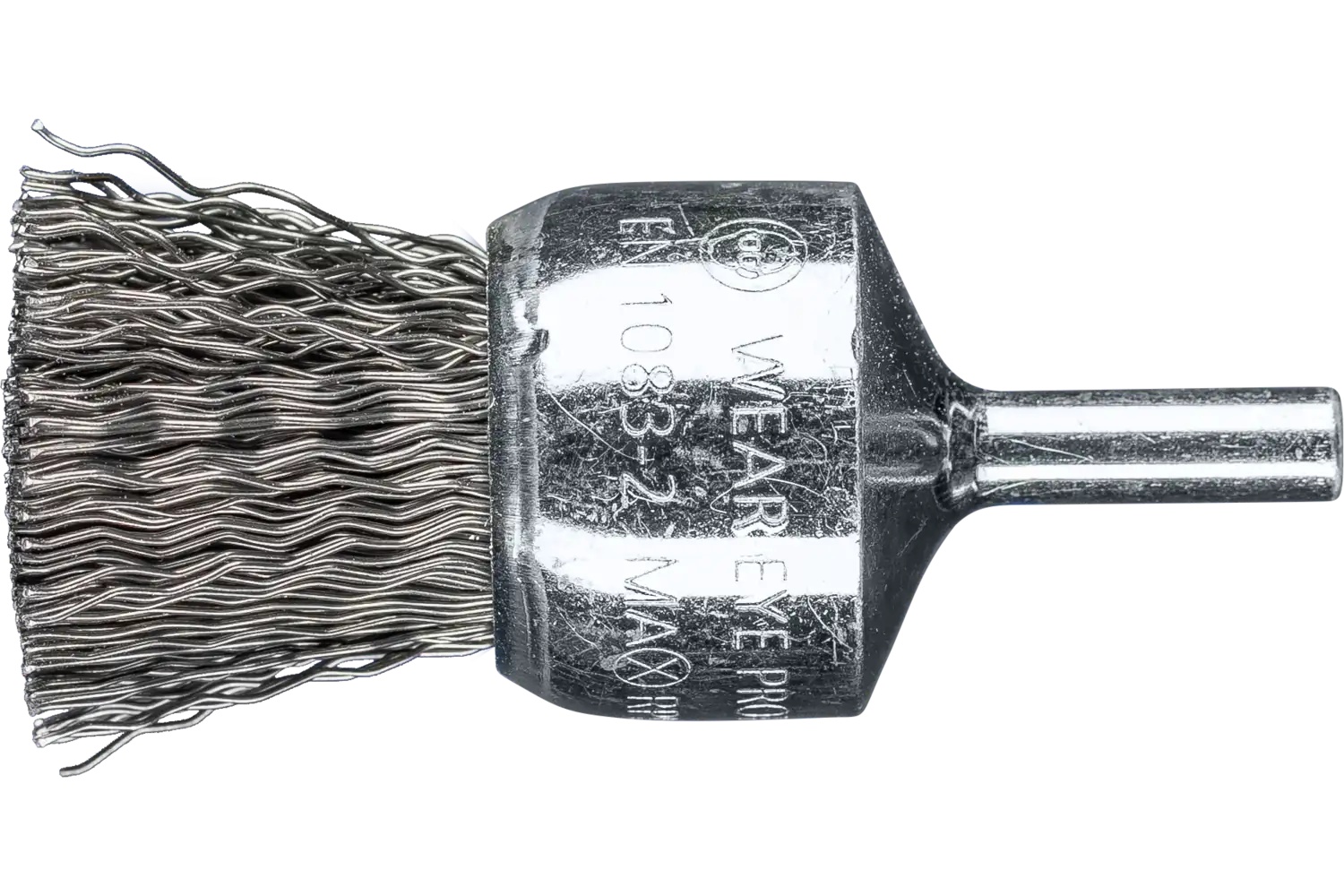 Picture of Pferd Crimped Wire End Brush Psf 1" Dia. .020 Carbon Steel 1/4" Shank 10 Pack